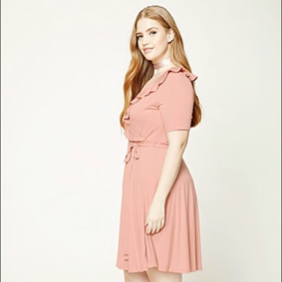 Last one (2X)➕Pink Ruffled Dress - Picture 3 of 5